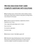 PRN 1032 2026 EXAM STUDY GUIDE&NewLine;COMPLETE QUESTIONS WITH SOLUTIONS&NewLine;