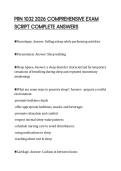PRN 1032 2026 COMPREHENSIVE EXAM&NewLine;SCRIPT COMPLETE ANSWERS
