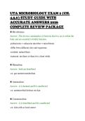 UTA MICROBIOLOGY EXAM 2 &lpar;CH&period;&NewLine;4&comma;5&comma;6&rpar; STUDY GUIDE WITH&NewLine;ACCURATE ANSWERS 2026&NewLine;COMPLETE REVIEW PACKAGE