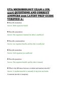 UTA MICROBIOLOGY EXAM 2 &lpar;CH&period;&NewLine;4&comma;5&comma;6&rpar; QUESTIONS AND CORRECT&NewLine;ANSWERS 2026 LATEST PREP GUIDE&NewLine;VERIFIED A&plus;