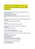 PRIMERICA LIFE INSURANCE ACTUAL TEST&NewLine;PAPER 2026 QUESTIONS WITH SOLUTIONS&NewLine;GRADED A&plus;&NewLine;