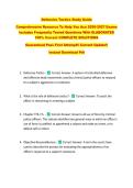 Defensive Tactics Study Guide &NewLine;Comprehensive Resource To Help You Ace 2026-2027 Exams &NewLine;Includes Frequently Tested Questions With ELABORATED &NewLine;100&percnt; Correct COMPLETE SOLUTIONS  &NewLine;Guaranteed Pass First Attempt&excl;&excl; Current Update&excl;&excl;  &NewLine;Instant Download Pdf