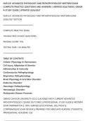 NUR 631 ADVANCED PHYSIOLOGY AND PATHOPHYSIOLOGY MIDTERM EXAM&NewLine;COMPLETE PRACTICE QUESTIONS AND ANSWERS &vert; VERIFIED SOLUTIONS &vert; GRADE&NewLine;A STUDY GUIDE &vert; UPDATED 2026&sol;2027