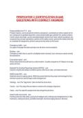 FIREFIGHTER 2 &lpar;CERTIFICATION EXAM&rpar; QUESTIONS WITH CORRECT ANSWERS