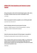 APWA CPII Test Questions and Answers&vert;Latest Update