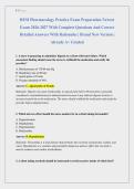 HESI Pharmacology Practice Exam Preparation Newest &NewLine;Exam 2026-2027 With Complete Questions And Correct &NewLine;Detailed Answers With Rationales &vert; Brand New Version &vert; &NewLine;Already A&plus; Graded 