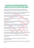 Texas Manicurist Written State Board Test&comma; Questions with Correct Answers 2026 Update