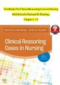 TEST BANK for Clinical Reasoning Cases in Nursing 8th Edition by Test Mariann M&period; Harding All Chapter 1-15&NewLine;