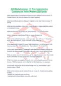 AVID Media Composer 110 Test Comprehensive Questions and Verified Answers 2026 Update
