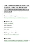 UTMB 5355 ADVANCED PATHOPHYSIOLOGY&NewLine;EXAM 3 MODULE 5 2026 FINAL REVIEW&NewLine;QUESTIONS ANSWERS BUNDLED PRACTICE&NewLine;COLLECTION