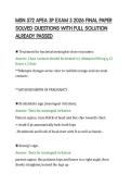 MSN 572 APEA 3P EXAM 3 2026 FINAL PAPER&NewLine;SOLVED QUESTIONS WITH FULL SOLUTION&NewLine;ALREADY PASSED