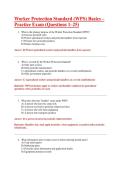 Worker Protection Standard &lpar;WPS&rpar; Basics &ndash; &NewLine;Practice Exam 