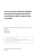 HESI A2 2024 REAL EXAM QUESTIONS & ANSWERS PROCTORED EXAM HELP BY EXAM SHARKS COM QUESTIONS AND ANSWERS