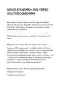 MSN570 EXAMINATION 2026 VERIFIED&NewLine;SOLUTION COMPENDIUM
