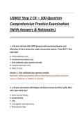 USMLE Step 2 CK &ndash; 100-Question &NewLine;Comprehensive Practice Examination &NewLine;&lpar;With Answers & Rationales&NewLine;