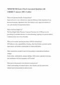 NR548&sol;NR 548 Exam 4 Psych Assessment Questions with&NewLine;CORRECT Answers 100&percnt; Verified