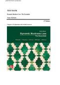 Dynamic Business Law&colon; The Essentials 6th Edition Test Bank Questions and Answers 2025&ndash;2026 &vert; Complete Business Law Exam Prep &vert; Court Systems&comma; Jurisdiction&comma; Litigation & ADR Review &vert; A&plus; Verified
