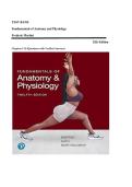 Fundamentals of Anatomy & Physiology 12th Edition Test Bank Questions and Answers 2025&ndash;2026 &vert; Complete Anatomy & Physiology Exam Prep &vert; Chemistry&comma; Cells&comma; Metabolism & Human Body Systems Review &vert; A&plus; Verified