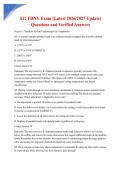 S12 FDNY Exam Actual Exam 2026&sol;2027 Complete Exam-Style Questions with Detailed Rationales &vert; 100&percnt; Verified &vert; Pass Guaranteed &ndash; A&plus; Graded