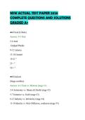 MSW ACTUAL TEST PAPER 2026&NewLine;COMPLETE QUESTIONS AND SOLUTIONS&NewLine;GRADED A&plus;