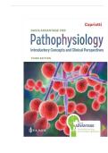 Test Bank for Davis Advantage for Pathophysiology&colon; Introductory Concepts and Clinical Perspectives&comma; 3rd Edition by Theresa Capriotti &lpar;F&period;A&period; Davis Company&comma; 2024&rpar;  All Chapters&NewLine;