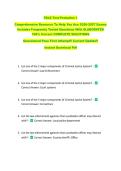FDLE Test-Probation 1  &NewLine;Comprehensive Resource To Help You Ace 2026-2027 Exams &NewLine;Includes Frequently Tested Questions With ELABORATED &NewLine;100&percnt; Correct COMPLETE SOLUTIONS  &NewLine;Guaranteed Pass First Attempt&excl;&excl; Current Update&excl;&excl;  &NewLine;Instant Download Pdf&NewLine;