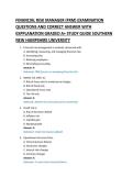 FINANCIAL RISK MANAGER &lpar;FRM&rpar; EXAMINATION &NewLine;QUESTIONS AND CORRECT ANSWER WITH &NewLine;EXPPLANATION GRADED A&plus; STUDY GUIDE