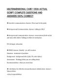 MULTIDIMENSIONAL CARE 1 2026 ACTUAL&NewLine;SCRIPT COMPLETE QUESTIONS AND&NewLine;ANSWERS 100&percnt; CORRECT&NewLine;