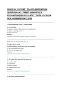 FINANCIAL STATEMENT ANALYSIS EXAMINATION &NewLine;QUESTIONS AND CORRECT ANSWER WITH &NewLine;EXPLANATION&vert;GRADED A&plus; SDUTY GUIDE