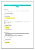 LDR NUR2755 Mer-Surg Post Test &sol; Questions And Answers 2026