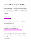 Fundamentals CMS Final Exam Latest Update 2026&period;