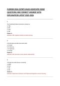 FLORIDA REAL ESTATE SALES ASSOCIATE EXAM &NewLine;QUESTIONS AND CORRECT ANSWER WITH &NewLine;EXPLANATION LATEST 2025-2026  