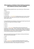 CPN Competency Certification Study Guide Exam Questions with Certified for Accuracy Answers 2026&sol;2027