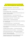 Cos 2 Final Exam with all Correct & 100&percnt; Verified Answers &vert;Actual Complete Exam &vert;Already Graded A&plus;