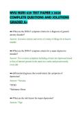 MVU NURS 629 TEST PAPER 3 2026&NewLine;COMPLETE QUESTIONS AND SOLUTIONS&NewLine;GRADED A&plus;