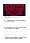 EMT NATIONAL REGISTRY EXAM&NewLine;NEWEST 2026&sol;2027 ACTUAL EXAM&NewLine;TEST BANK&vert; COMPLETE 100 REAL&NewLine;EXAM QUESTIONS AND CORRECT&NewLine;VERIFIED ANSWERS&sol; ALREADY&NewLine;GRADED A&plus;&vert; EMT NATIONAL&NewLine;REGISTRY EXAM PREP &lpar;MOST&NewLine;RECENT&excl;&excl;&rpar;