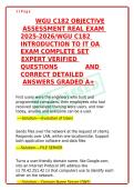 WGU C182 Introduction to IT Objective Assessment 2026 &vert; Verified Questions & Detailed Answers 