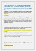 NR 511 Final Exam&colon;  Questions & Answers 2026 update&NewLine;&NewLine;
