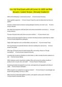 Cos 102 Final Exam with all Correct & 100&percnt; Verified Answers &vert;Latest Version &vert;Already Graded A&plus;