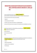 NR606 Final Exam&colon; Questions & Answers 20262027  update&NewLine;&NewLine;