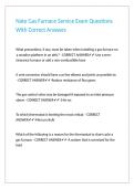 Nate Gas Furnace Service Exam Questions With Correct Answers