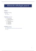 Geneeskunde paard II&semi; Gedrag &lpar;UGent&rpar; &lpar;DGK&rpar; &vert; Uitgebreide samenvatting &lpar;2026&rpar;