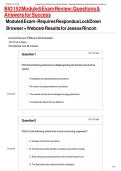 BIO 152 Module 6 Exam- Advanced Health Assessment & Diagnostic Reasoning Questions and Answers Portage Learning&NewLine;