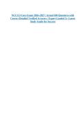 NCCCO Core Exam 2026&ndash;2027 &vert; 100 Verified Questions & Answers &vert; Crane Operator Certification Study Guide