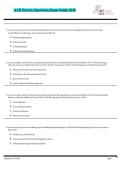AAH Review Questions Exam Guide 2026