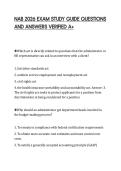 NAB 2026 EXAM STUDY GUIDE QUESTIONS&NewLine;AND ANSWERS VERIFIED A&plus;