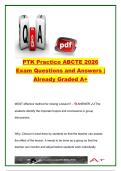 ABCTE PTK EXAM COMPLETE PACKAGE DEAL
