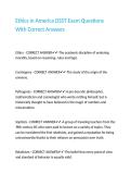 Ethics in America DSST Exam Questions With Correct Answers
