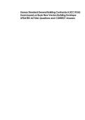 Kansas Standard General Building Contractor A &lpar;ICC KGA&rpar; &NewLine;Exam based on Book New Version Building Envelope &NewLine;UPDATED ACTUAL Questions and CORRECT Answers &NewLine;