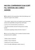 NAB FINAL TEST 2026 QUESTIONS&NewLine;WITH CORRECT ANSWERS GRADED&NewLine;A&plus;&NewLine;